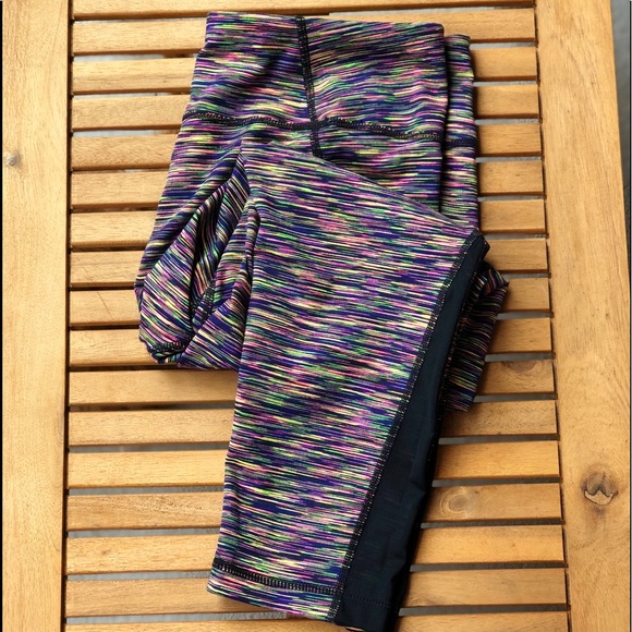 Zella Pants - Zella Colorful Cropped Leggings with Mesh detail